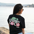 Tshirt noir Coco Beach Lavandou modèle Cherry coco