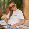 T-shirt Coco Beach creme Bikini rose